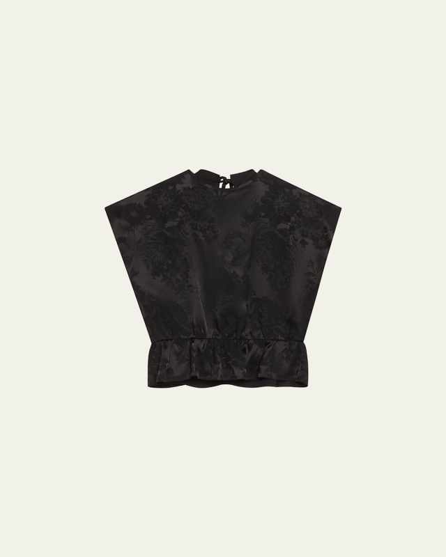 Floral Short-Sleeve Top